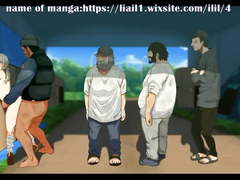 Fat man with schoolgirl