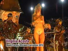 Virginia Acosta, the naked queen of the Corrientes Carnival