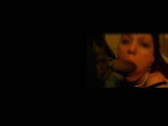 Backroom bbc blowjob